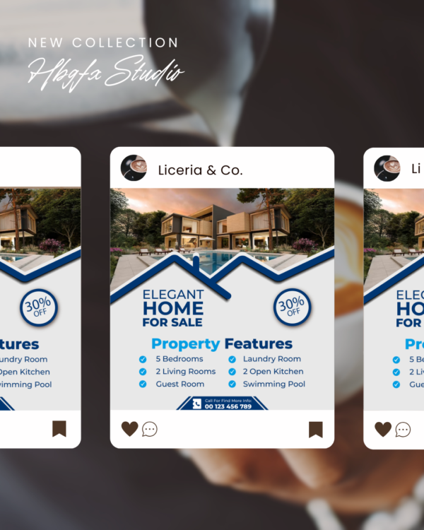 Real Estate Social Media Post Template – Print & Digital Design