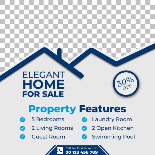 Real Estate Social Media Post Template – Print & Digital Design