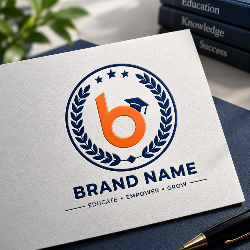Education Logo Template | Editable Graduation Logo | HBGFX